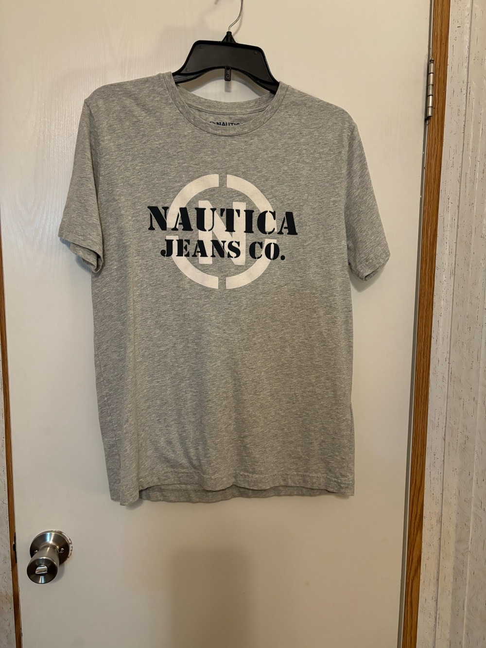 Nautica Gray Short Sleeve Logo Tee